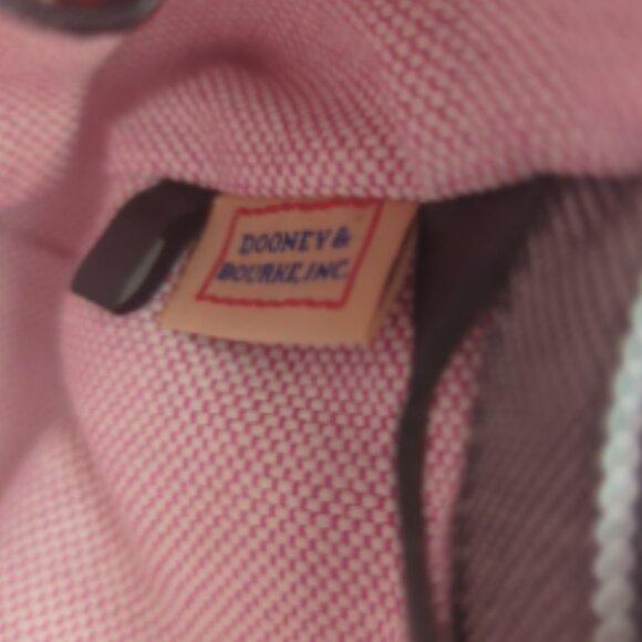 Authentic Dooney & Bourke Black Monogram Handbag Handles Shoulder Strap Purse - Picture 8 of 9